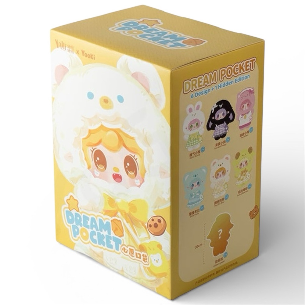 NEW Yooki 400% - V2 Dream Pocket Vinyl Plush Dolls, Sealed Blind Box